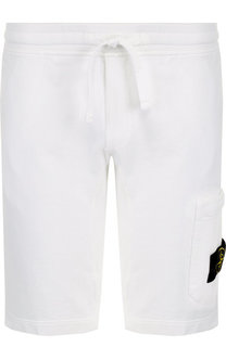 Хлопковые шорты с карманами Stone Island