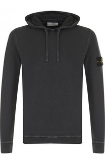 Однотонное хлопковое худи Stone Island