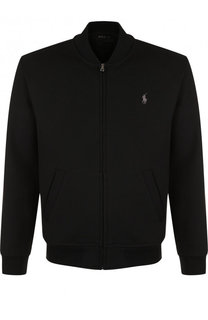 Однотонный хлопковый кардиган на молнии Polo Ralph Lauren