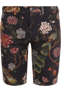 Хлопковые шорты с цветочным принтом Dolce &amp; Gabbana