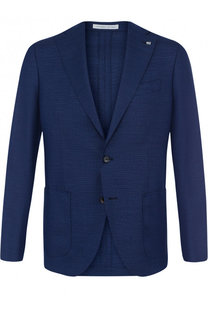 Однобортный шерстяной пиджак Sartoria Latorre