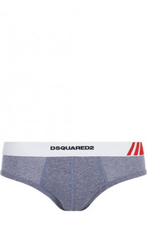Хлопковые брифы с широкой резинкой Dsquared2