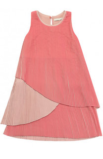 Платье свободного кроя с плиссировкой Stella McCartney
