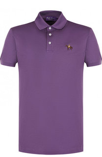 Хлопковое поло с короткими рукавами Ralph Lauren