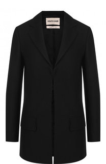 Однотонный приталенный жакет Roberto Cavalli