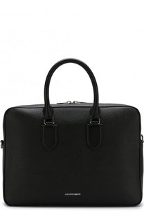 Кожаная сумка для ноутбука Alexander McQueen