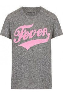 Футболка из смеси хлопка и вискозы с надписью Zadig&Voltaire Zadig&Voltaire