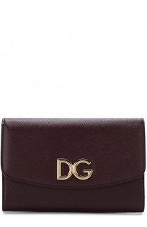 Кожаный клатч на цепочке Dolce &amp; Gabbana