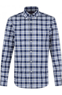 Хлопковая рубашка с воротником button down Ralph Lauren