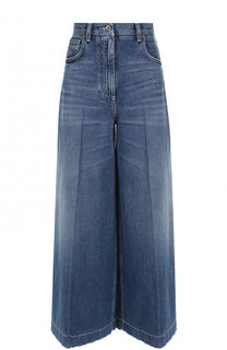 Укороченные расклешенные джинсы с потертостями Dolce &amp; Gabbana