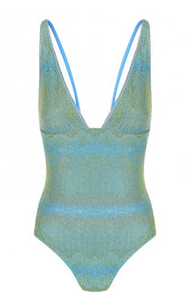 Слитный купальник с открытой спиной Missoni