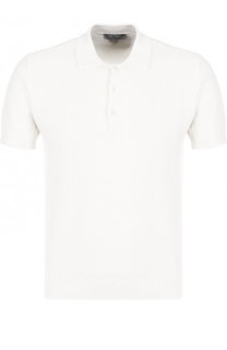 Хлопковое поло с короткими рукавами Canali
