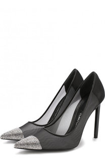 Текстильные туфли Mesh на шпильке Tom Ford