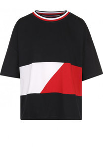 Хлопковая футболка свободного кроя с круглым вырезом Tommy Hilfiger