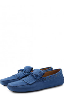 Кожаные мокасины с бахромой Tod’s Tods