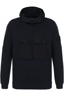 Хлопковое худи с нагрудными карманами Stone Island