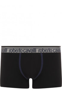 Хлопковые боксеры с широкой резинкой Roberto Cavalli