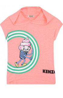 Футболка с капюшоном Kenzo