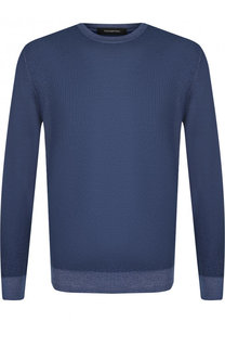 Джемпер тонкой вязки из смеси шерсти и шелка Ermenegildo Zegna