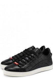 Кожаные кеды 551 на шнуровке Dsquared2