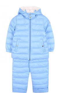 Пуховый комплект из куртки и комбинезона Moncler Enfant