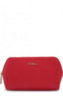 Кожаная косметичка на молнии Furla