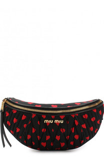 Поясная сумка на молнии Miu Miu