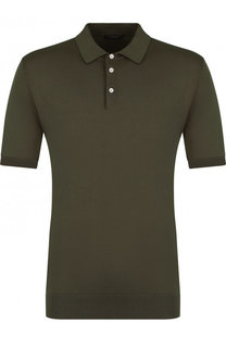 Хлопковое поло с короткими рукавами TSUM Collection