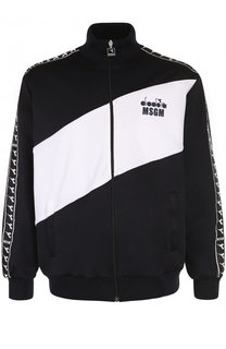 Толстовка на молнии MSGM x Diadora MSGM