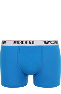 Хлопковые боксеры с широкой резинкой Moschino