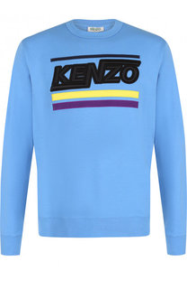 Хлопковый свитшот с аппликацией Kenzo