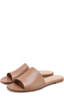 Кожаные шлепанцы Capri Gianvito Rossi