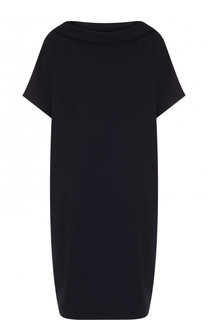 Однотонное мини-платье свободного кроя Escada