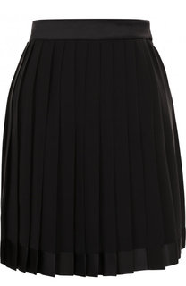 Шелковая мини-юбка в складку Versace