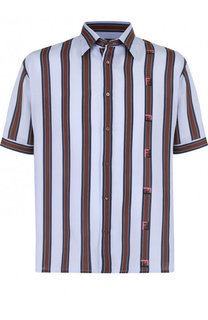 Рубашка из вискозы с короткими рукавами Fendi