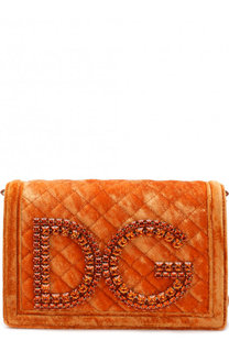 Сумка DG Girls из бархата Dolce &amp; Gabbana