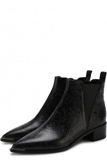 Кожаные челси с фактурной отделкой Acne Studios