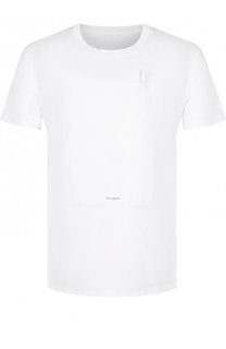 Хлопковая футболка с отделкой Maison Margiela