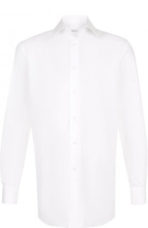 Хлопковая сорочка с воротником кент Brioni