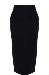 Однотонная шерстяная юбка-карандаш Roland Mouret