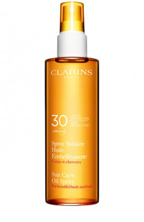 Солнцезащитное масло-спрей Spray Solaire Huile UVB 30 Clarins