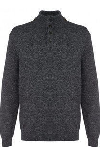 Хлопковый джемпер с воротником стойкой Ermenegildo Zegna
