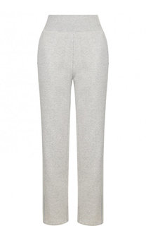 Хлопковые брюки прямого кроя с карманами Adidas by Stella McCartney