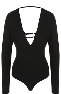 Однотонный топ из вискозы с V-образным вырезом T by Alexander Wang