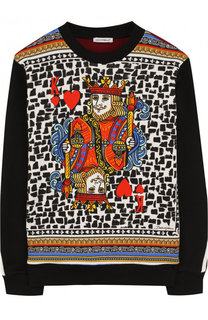 Хлопковый свитшот с принтом Dolce &amp; Gabbana