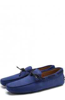 Однотонные замшевые мокасины Tod’s Tods