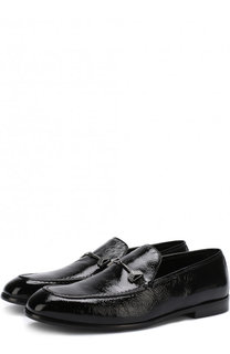 Лаковые лоферы Marti с пряжкой Jimmy Choo