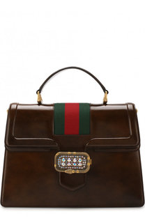 Сумка-тоут из кожи medium Gucci