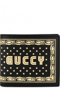 Кожаное портмоне с отделениями для кредитных карт Gucci