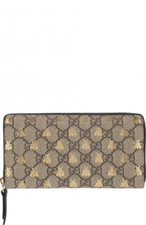 Портмоне GG Supreme на молнии Gucci